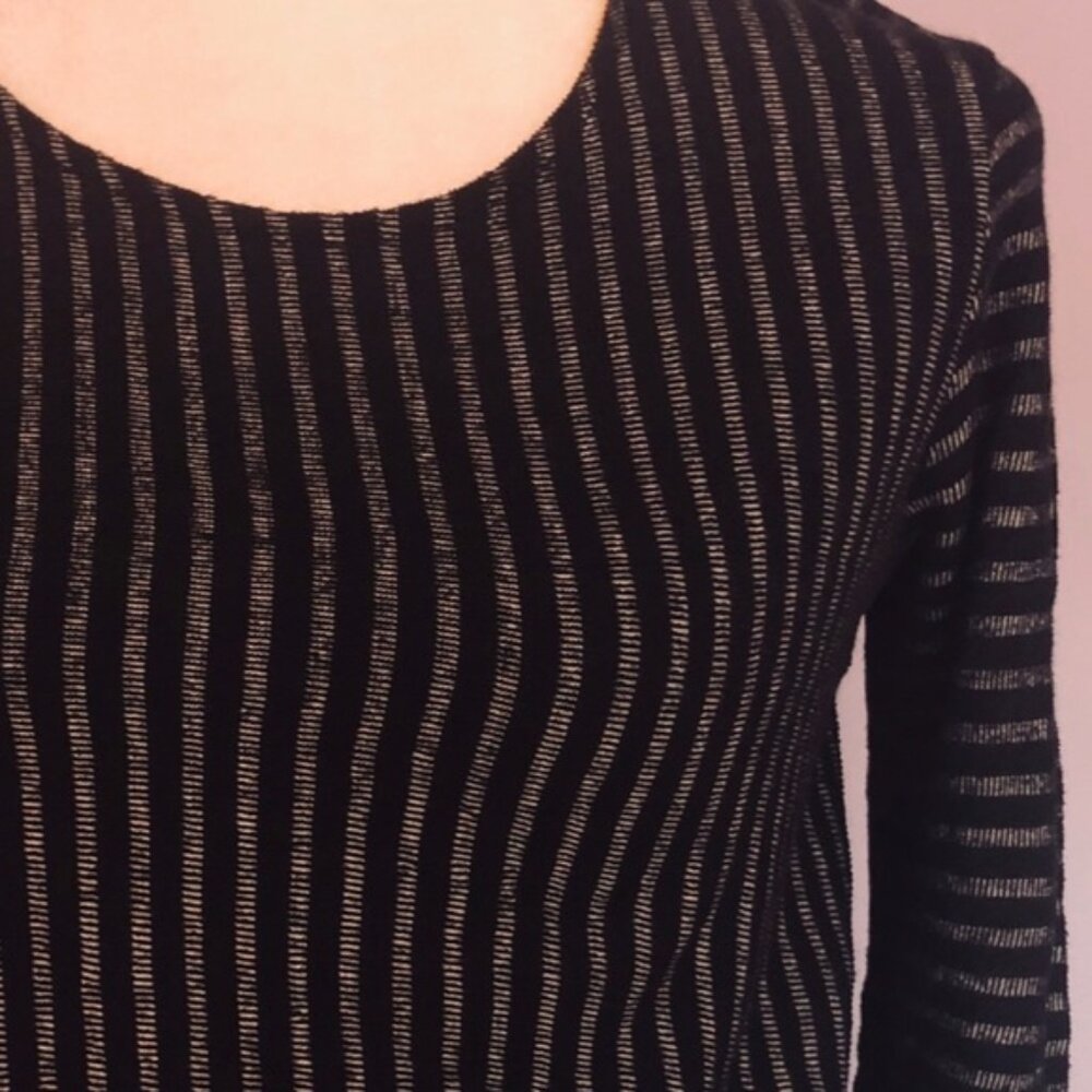 Anthropologie W5 concepts black & grey blouse - Picture 5 of 5